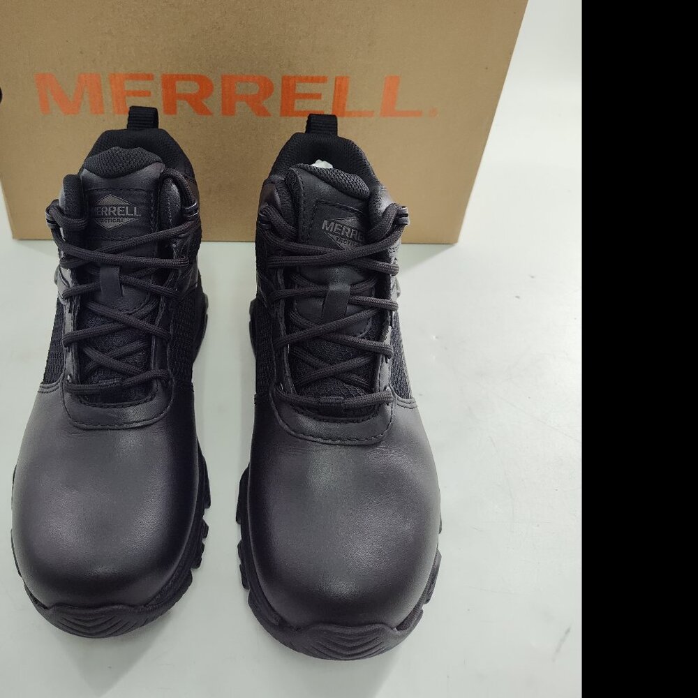 Merrell Men's Moab 3 Response Tact Mid WP Size 3.5 Black               P#183@CMK